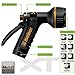 Melnor 995037 Rear Trigger 7 Watering Patterns XT Metal Garden Hose Nozzle, Basic