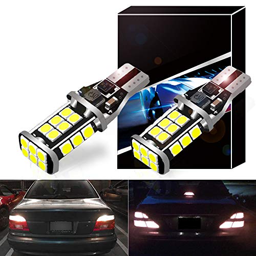 Viesyled [2018 Upgraded] 921 LED Bulb Backup Lights, 912/T15 Reverse Lights, Error Free Non-Polarity High Power 3030 24 LED Chipsets 1600 Lumens Cool White Xenon 6000K, 1 Yr Warranty (Pack of 2) - Thumbnail 7
