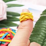 nuoshen Coloured Rubber Bands Ball Elastic Office Home Organizing view 5