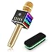 Portable Wireless Karaoke Microphone with Disco LED Lights,H8 Mini Handheld Karaoke Mic Built in Bluetooth Speakers for Party Singing,Kids,Home KTV by AUTELL