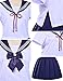 Japanese Sailor School Uniform Costume Anime Cosplay Dress Lolita Suit with Socks Set(M = Asia L)(SSF05DX)