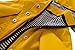 Ellie Dog Wear Yellow Zip Up Dog Raincoat with Reflective Buttons, Pockets, Rain/Water Resistant, Adjustable Drawstring, Removable Hoodie - Extra Small to Extra Large - Stylish Dog Raincoats (L)