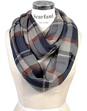 Scarfand's Plaid & Tartan Winter Scarves Wraps & Shawls