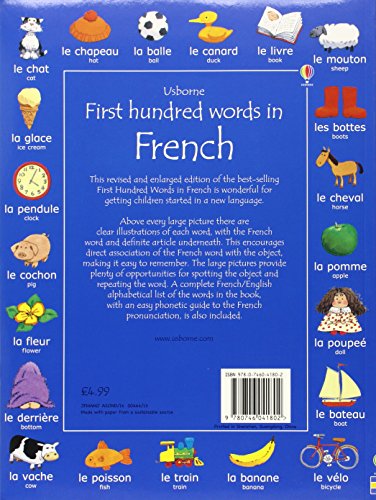 First 100 Words in French (Usborne First 100 Words) (English and French Edition)