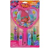 Trolls Mirror & 4pk Lip Balm Set on Blister Card