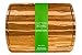 Professional Bamboo Wood Cutting Board and Cheese Board – Tiger Stripe – Organic and Antimicrobial – Extra Large 18 by 12.5 Inch Wood Serving Tray with Drip Groove by Bamboo Works