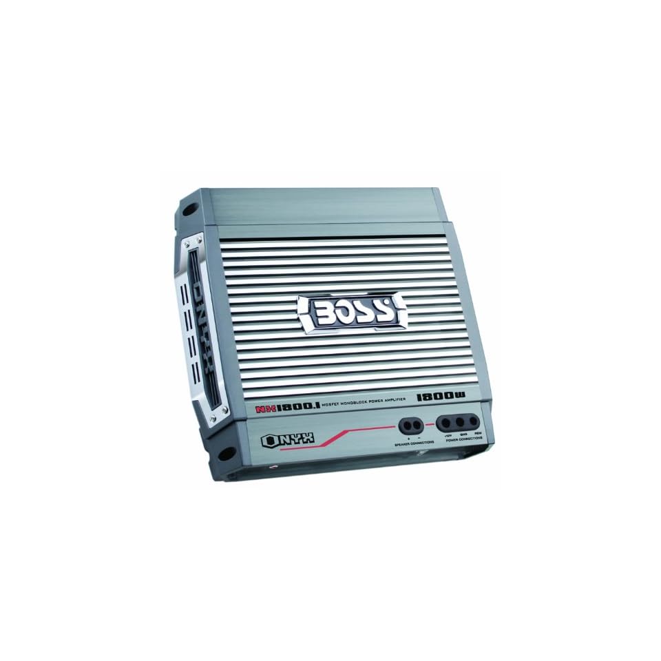 Boss NX1800.1 Onyx 1800 Watt Monoblock Mosfet Amplifier with Remote on