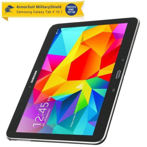 ArmorSuit MilitaryShield - Samsung Galaxy Tab 4 10.1 Screen Protector - Anti-Bubble Ultra HD Shield w/ Lifetime Replacements