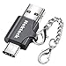 Nekteck 64GB Flash Drive USB Type C 3.1 & USB-A Dual Plug Flash Memory with Keychain,USB Drive USB Stick OTG Ready for Smartphones, Tablets and New Macbook