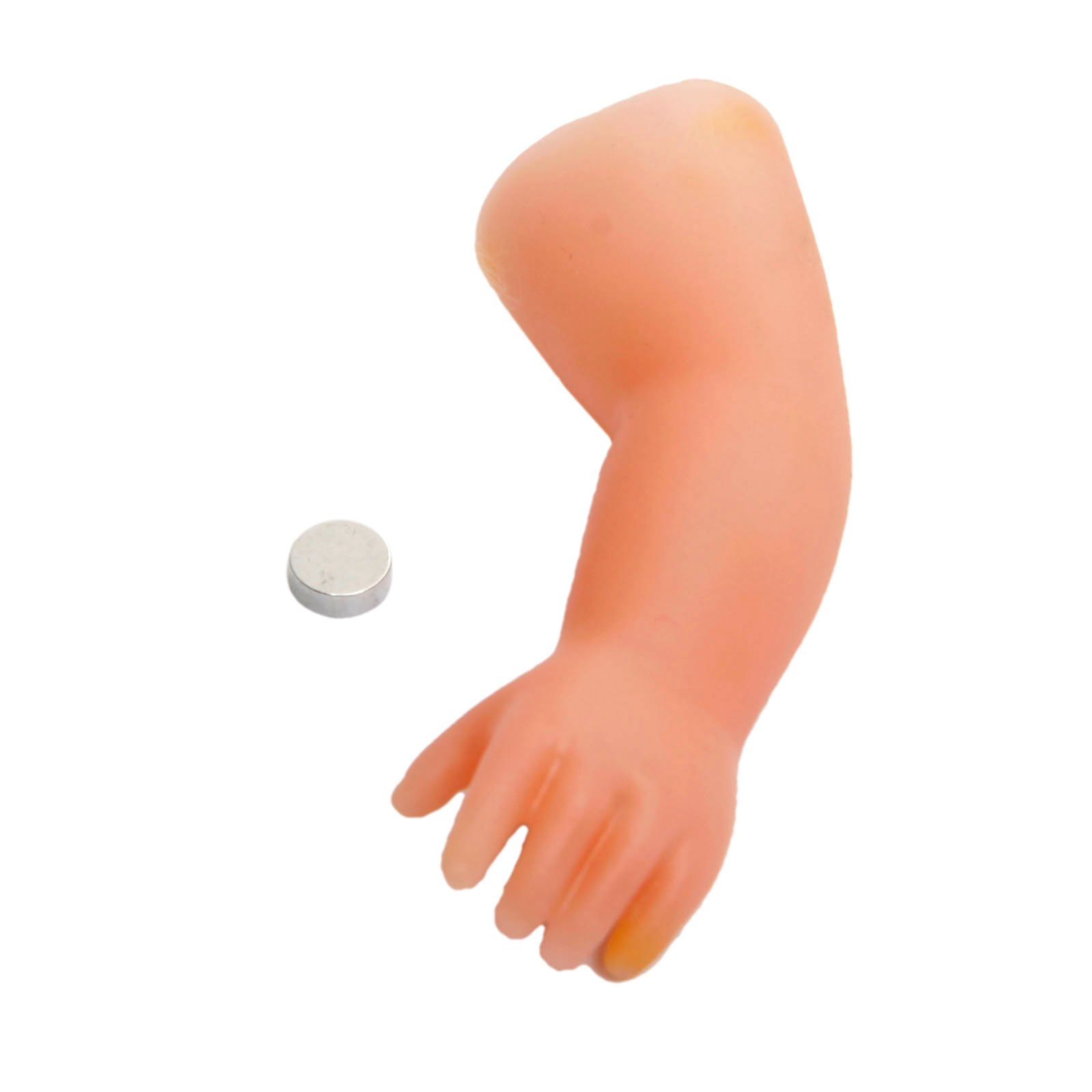 Yetaha 1PC Little Hand Coin Vanishing Trick, Coins Disappear Gimmicks Magic Tricks, Stylish Magician Show Props, Prank Joke Plastic Little Hand Close-Up Magic Accessory Grimmick Illusion