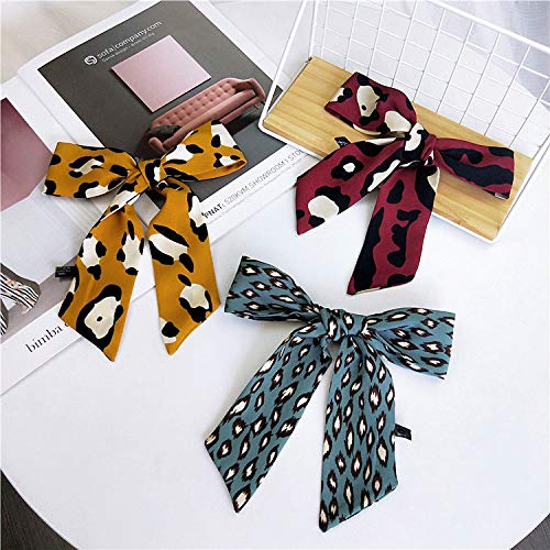 Buy Placehap Fashion Small Skinny Scarf Hair Bag Ribbon Leopard