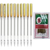20Pcs Sewing Machine Needles, Large Eye Sewing Machine, Home Sewing Machine Needles, Sewing Macine (Size 16)