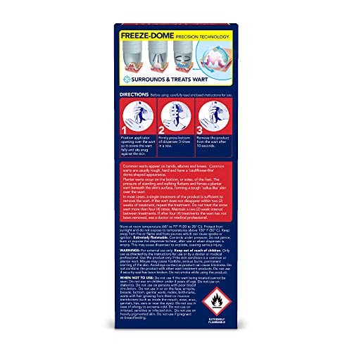 All-Health Advanced Wart Freeze 1-Step Wart Remover, 8 Applications | Surrounds & Treats, Ready to Use, for Common and Plantar Warts on The Hands & Feet