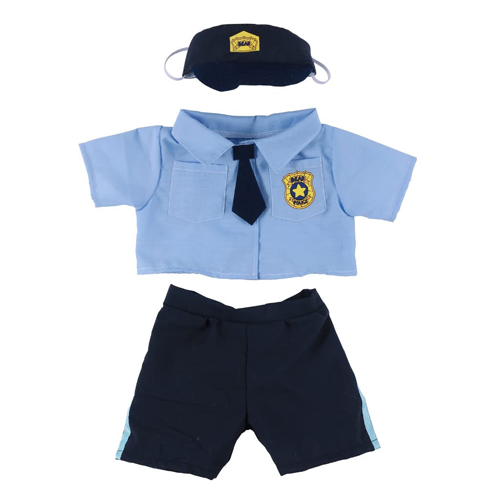 Blue Police Outfit - 16inch/40cm - Teddy Bear Clothes - BEAR NOT INCLUDED