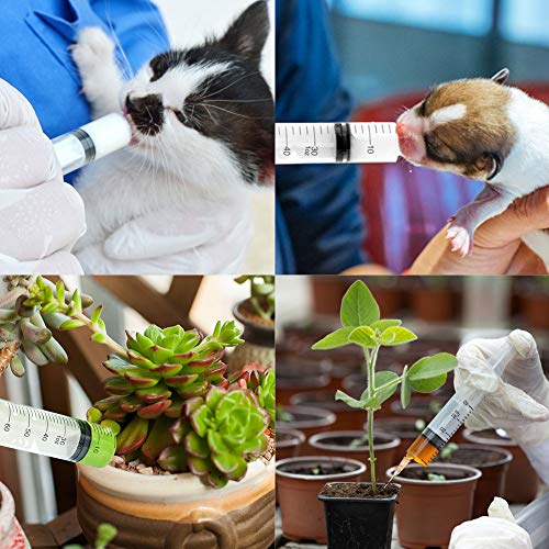 HAKACC 60 ml Disposable Syringe,Feeding Syringe Sterile Package,50 ml to 60 ml Medical Grade Catheter Tip (1 Pack)