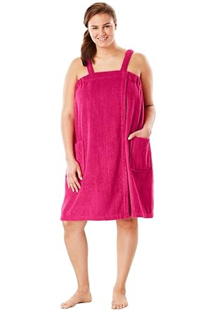 towel wrap with straps plus size