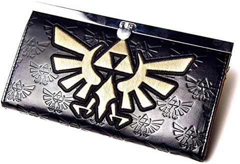 Official Nintendo Zelda Embossed Tri-Force Design Clutch Purse Wallet