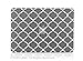 TopCase Quatrefoil / Moroccan Trellis Gray Ultra Slim Light Weight Rubberized Hard Case Cover for Apple MacBook Pro 13.3