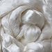 Tussah Silk Fiber for Soap Making, Spinning, Blending, Felting, Dyeing, and Paper Making. Premium Grade Extra Bleached White Combed Top Roving.