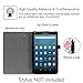 Fintie Folio Case for Amazon Fire HD 8 (Previous Generation - 6th) 2016 release - Slim Fit Premium Vegan Leather Standing Protective Cover With Auto Wake / Sleep, Moroccan Love