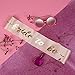 Rose Gold Bachelorette Party Supplies - Bridal Shower Decorations Rose Gold Balloons, Confetti Balloons & Foil Balloon - Bachelorette Party Favors Bride-to-Be Sash, Foil Curtain & Balloon Ribbon