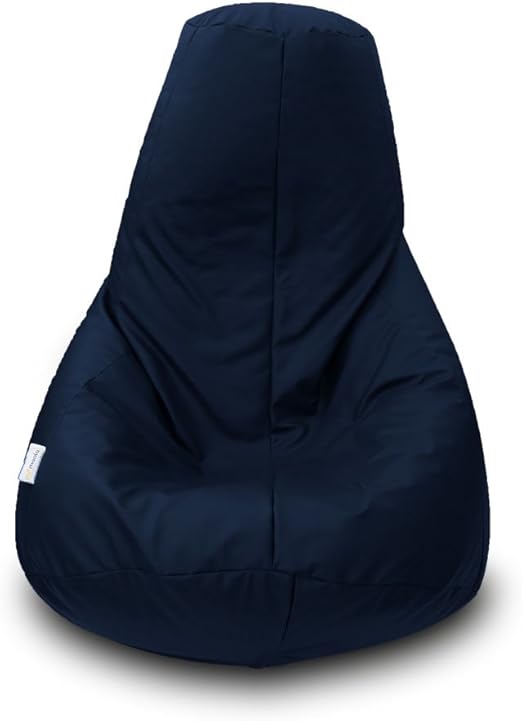 Puff Pera Polipiel XL 90x135cm (Azul Marino): Amazon.es: Hogar