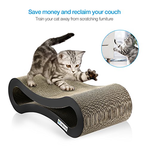 isYoung Cat Scratcher Lounge Corrugated Cat Scratcher Cardboard