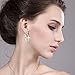 Gem Stone King 1.75 Inch Stainless Steel Silver Cross Hoop Earrings (45mm Diameter)