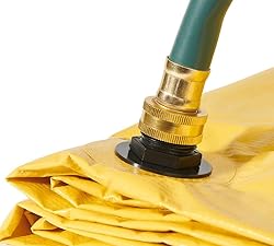 Mytee Products 5' x 5' Drain Tarp - Roof Ceiling