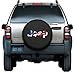 Moonet America Flag Dog Paws Spare Tire Cover Canvas Car Truck SUV Camper for Jeep Liberty Wrangler Commander Compass Grand Cherokee Size XL R17 P265/75R16 255/75R17 (Diameter 31