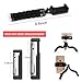 LONENESSL iPhone Tripod Phone Tripod, Bold and strong tripod legs,Mini Cell Phone Tripod Camera Stand Holder and Universal Clip for iPhone Stand with Bluetooth Remote for iOS Android Smartphone