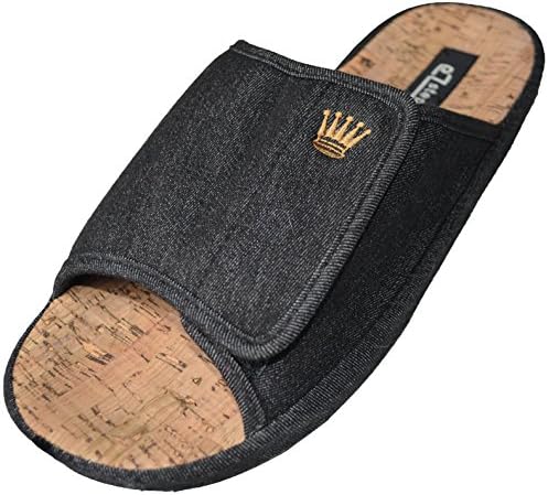 EZstep Men's George Slipper Black 13 M US