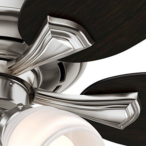 Hunter Fan 52 inch Ceiling Fan with 4 LED Lights in Brushed Nickel