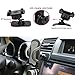 Car Phone Mount,OHLPRO 2-in-1 Phone Holder Car Air Vent Universal Stick on Dash Dashboard Mount 360°Rotating Adjustable for iPhone Samsung Sony Google All 4
