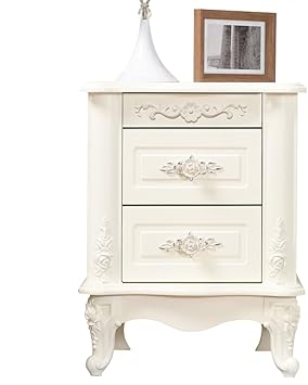 Amazon Com Pm Nightstands Bedside Cabinet Solid Wood White Bedside Cabinet Bedroom Corner Cabinet Storage Cabinet Color A Furniture Decor