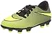 Nike Boy's JR Bravata II FG Soccer Cleats (13 Little Kid M, Black/Volt)