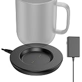 Underhub Charging Coaster 2 Compatible with Embo Temperature Control Smart Mug 2 and 1 - Mug Power Cord - Charger Dock Base for Wireless Warmer Cup Accessories (Black)