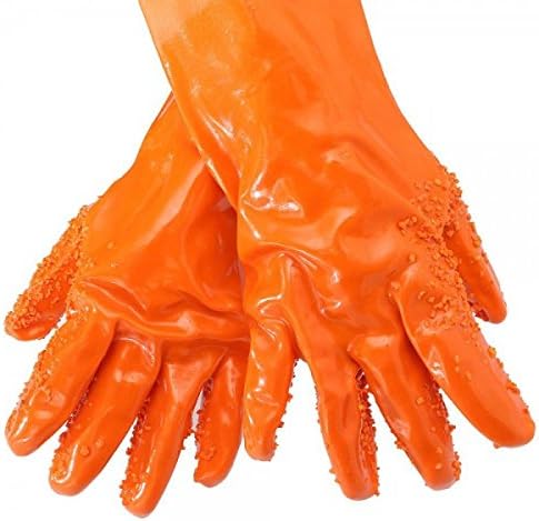 Tater Mitts Quick Peeling Potato Gloves, Red
