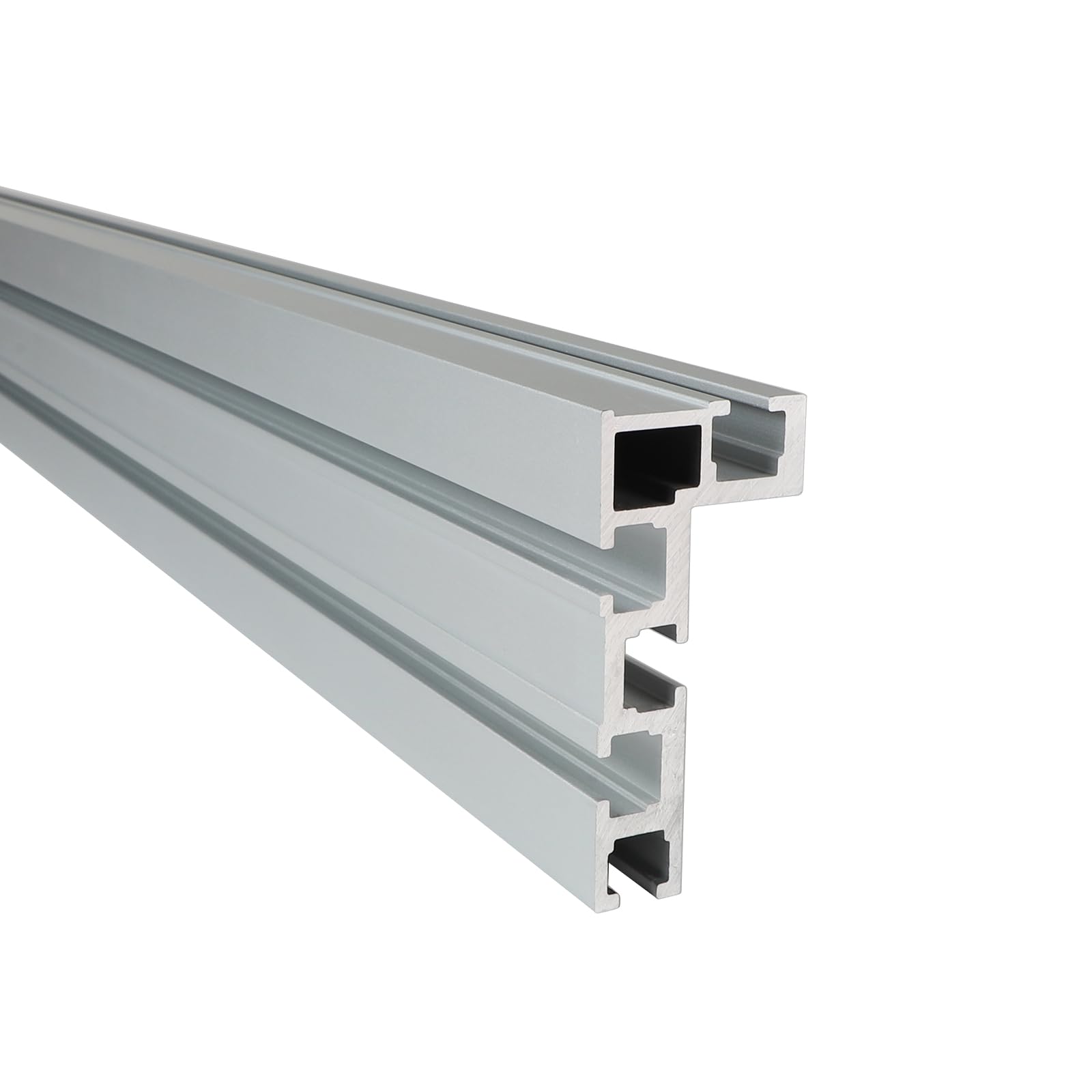 DBREAKS T Groove Rail Mitre Rail, 75 Type 600 mm T Rails Aluminium Profile, T Rail Aluminium Profile, DIY T-Slot Mitre Rail Gauge, Woodworking Workbench Modification for Fence Attachment