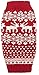 Red Christmas Dog Sweater Reindeer Holiday Festive Xmas Dog Christmas Sweaters for Large Dogs, Back 20