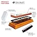Cali Valley Whetstone 400 1000 - Premium Professional Knife Sharpening Stone - Best Knife Sharpening Kit with Angle Guide & Flattening Stone