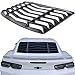 Camoo Rear and Side Window Louvers Sun Shade Windshield Cover ABS in Matte Black for Chevrolet Chevy Camaro 2010-2015