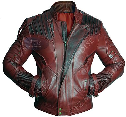 Guardians of The Galaxy Vol. 2 Star Lord Chris Pratt Faux Leather Jacket