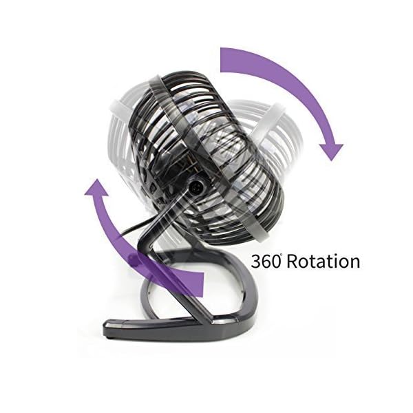 Orzly-Usb-Fan-Portable-Mini-Table-Silent-Desk-Fan-Black-Retro-Look Orzly Usb Fan Portable Mini Table Silent Desk Fan - Black Retro Look