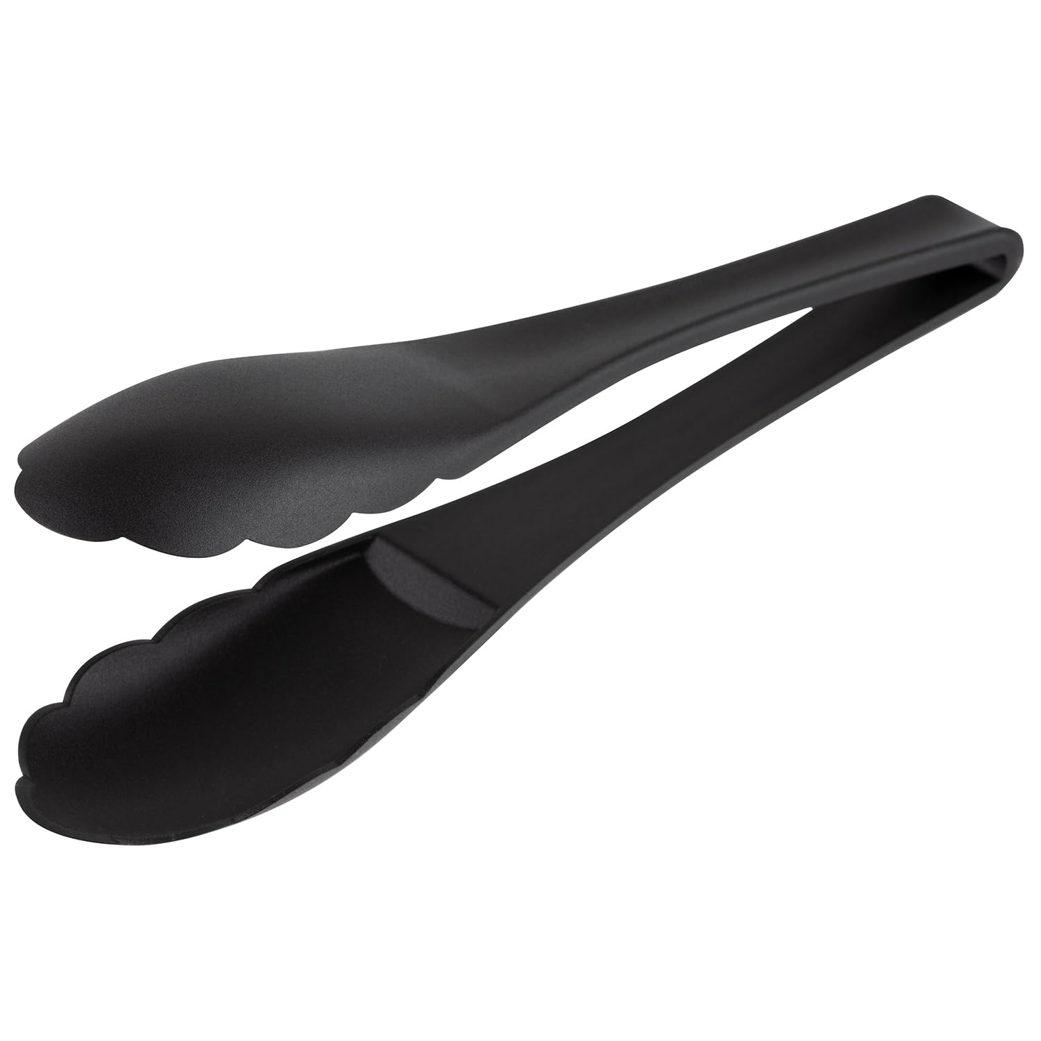 APS 629 Salad Tongs in Black, 8 x 5.5 cm, Handle 18.5 cm