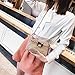 Clear Purse Shoulder Bag for Women, Transparent PVC Handbag, Waterproof Chain Crossbody Bag Set (Khaki)
