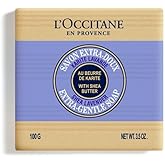 L'OCCITANE Shea Butter Extra-Gentle Hand & Body Soap Bar, Cleanses & Softens Skin, Moisturizing, Soothing Scents, Non-Drying, Vegan