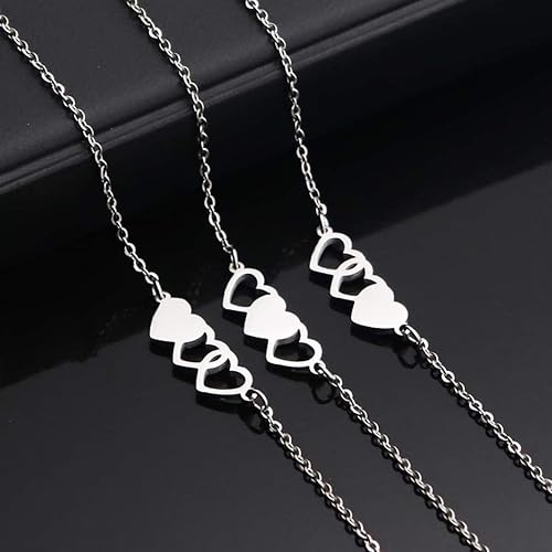 JINGMARUO Sisters Bracelets Best Friends Necklace for Set of Heart  Bracelets BFF Bestie Long Distanc