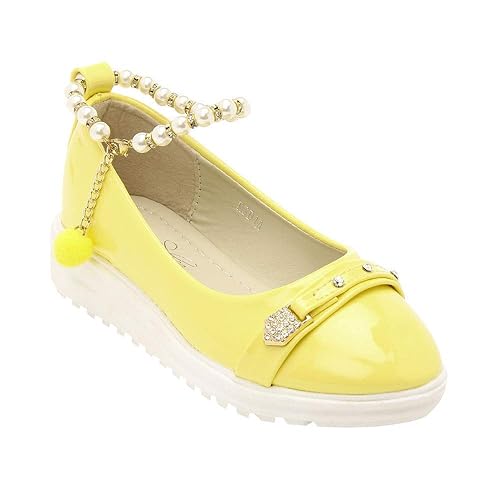 girls yellow mary janes