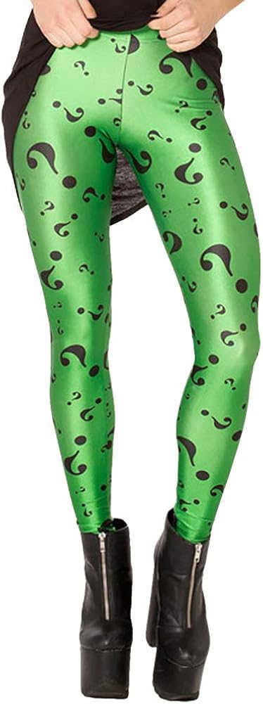 Sister Amy Women's High Waist Galaxy Printted Ankle Elastic Tights Legging
